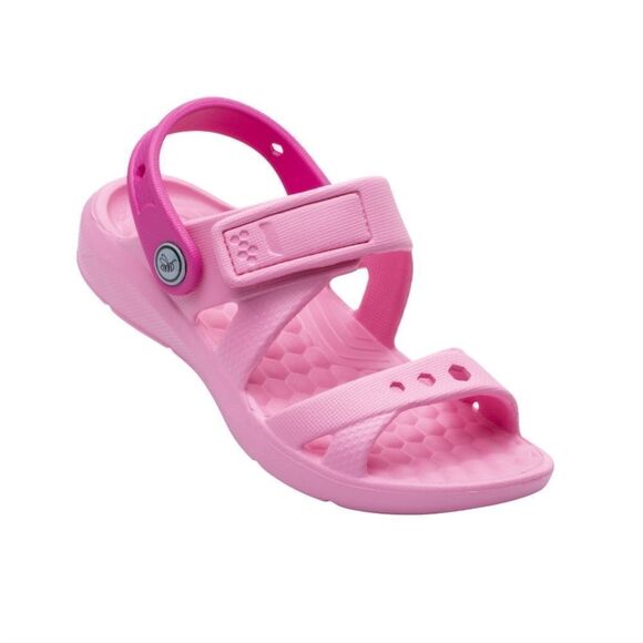 NWT Joybees Kids' Adventure Sandal - Water Friendly Sport Pink Sandal for Girls - Picture 1 of 5